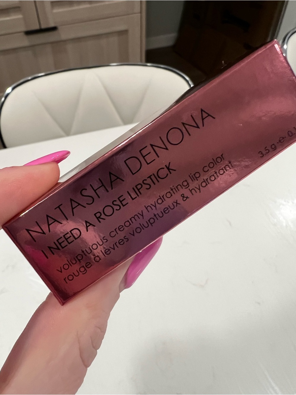 Natasha Denona Need A Rose Lipstick — Vibrant Rose Pink